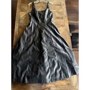 Avec Les Filles Black Midi Dress